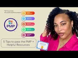 TIPS TO PASS THE PMP EXAM | Study Plan and Notes (2024 Project Management Professional Exam Prep)