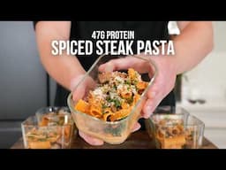 FAST High Protein Beef Pasta Meal Prep