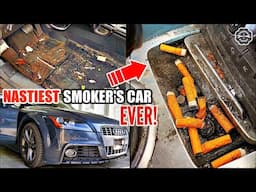 Restoring A Smoker's Disgusting Audi TT | Car Detailing Restoration