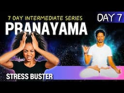 Day 7: Intermediate Pranayama for STRESS RELIEF | DETOX LUNGS | Breathing Routine @yogawithamit