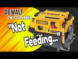 Troubleshooting Your Dewalt Planer's Feeding Issue