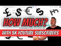 How Much YouTube ACTUALLY Paid Me With 5000 Subscribers