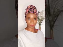 Cute easy headwrap #howto#subscribe#tutorial #headwrap#howtostyle#learn #fashion#youtubeshorts