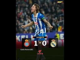 REAL MADRID PEDI KONT ESPANYOL NAN 22EME JOUNEN LIGA AN.