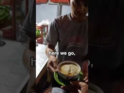 Street food alert! Tofu pudding with ginger syrup in Jakarta! 🇮🇩🍮