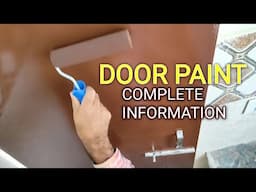 HOW TO DOOR PAINT