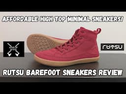 Rutsu Shoes High Top Review/Best Barefoot High Top Canvas Sneaker/Best Casual Barefoot Sneaker