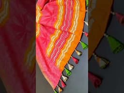 అరగంటలో చీర కుచ్చులు#diy #youtubeshorts #home #reuse #useful #shortvideo