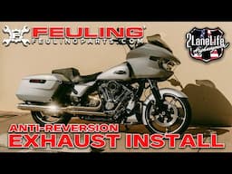 Feuling Anti-Reversion Bagger Exhaust Install on a 2024 Road Glide