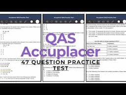 QAS ACCUPLACER PRACTICE TEST 2025