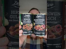 Lidl: Deluxe Wildschwein🐗 & Hirsch Gulasch🦌🍴#lidl #deluxe #gulasch #wildgulasch #foodtest