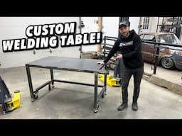 I've Needed To Build This For My Shop! (Custom Welding Table)