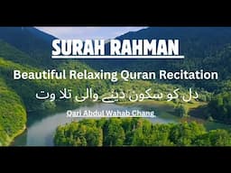 Relaxing Quran Recitation of Surah Rahman | Dil ko sukoon dene wali tilawat |Qari Abdul Wahab Chang