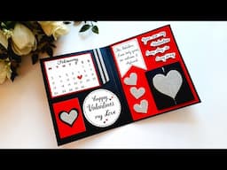 Easy DIY Valentine's Day Card for Boyfriend | Beautiful Valentine's Day Card Idea | Tutorial