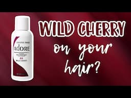 Adore WILD CHERRY | Hair Swatches