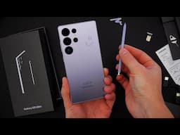 Samsung Galaxy S25 Ultra Unboxing, Hands-On & First Impressions! (Titanium Silverblue)