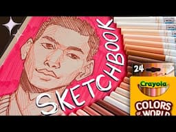 Sketching with CRAYOLA markers! 🎨📚🖍️ || Sketchbook Session