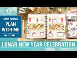 Plan With Me | Lunar New Year Spread | Happy Planner