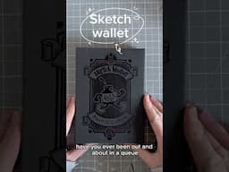 sketch wallet... a perfect on the go sketchbook!