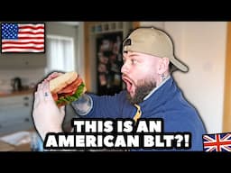 British Guy Tries an American BLT Sandwich for the First Time!