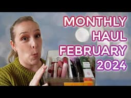 MONTHLY MAKEUP HAUL FEBRUARY 2025 // Some PR and new in makeup I bought myself