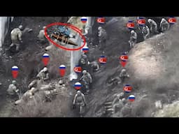 Ukrainian FPV drones brutally take out North Korean & Russian elite forces in mass infantry assaults