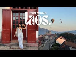 falling love with LAOS 🇱🇦 visiting luang prabang & van vieng, what I did & ate +prices! travel vlog