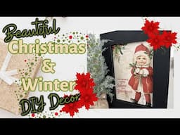 Beautiful Winter/Christmas Primitives with Rustic Old World Charm