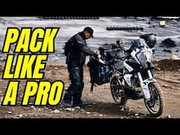 How to PACK LIKE A PRO for Your Next MOTORCYCLE ADVENTURE