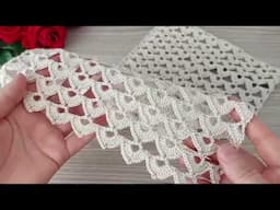 Fantastic 😍 Very Beautiful Crochet Summer Shawl, Sweater, Blouse, and Runner Model Tutorial Video