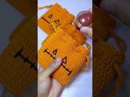 Crochet Halloween Pouch Bag Trailer #shorts | Crochet Halloween Gift idea