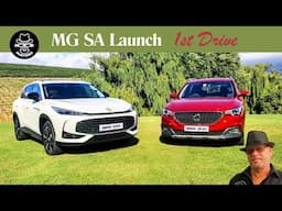 MG ZS & HS SA Launch - close up and driving with Ride and Drive