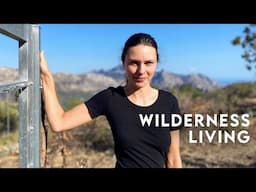 OFF-GRID Living | FOREST FIRE EVACUATION | Protecting our 14 acre homestead | Building a fence #2