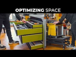 Tool Cabinet Build and Planer Movable Lifting Platform