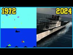 SUBMARINE video games evolution [1972 - 2024]