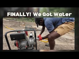 Connecting a water pump | Pumping water from the dam | Diesel water pump | Off-grid living