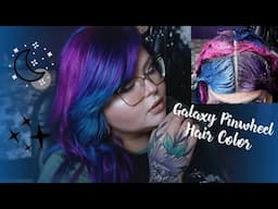 Galaxy Pinwheel Hair Color | Danger Jones