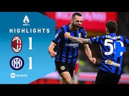 Late Drama In The Milan Derby! 🤯 | AC Milan 1-1 Inter | Serie A Highlights