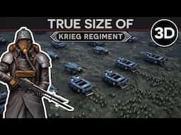 True Size of a Krieg Siege Army (Infantry) [999.M41] 3D Documentary