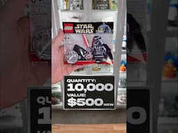 #50 of the RAREST LEGO Star Wars items I own! 2009 Chrome Darth Vader Minifugre. #LEGOStarWars #LEGO