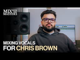 Teezio mixing vocals for Chris Brown | Sneak Peek