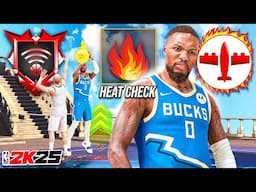 DAMIAN LILLARD + LEGEND LIMITLESS RANGE & HEATCHECK is OVERPOWERED (NBA 2K25)