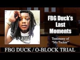 Ms Tucker testifies about FBG Duck's last moments at O'Block trial