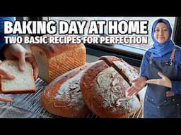 Make Bread Easily With This Method: Whole Wheat Rye Sourdough & Toast Bread