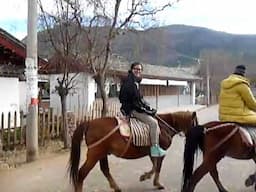 Horse riding in Yunan, China, 2012