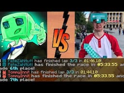 TOMMYINNIT VS PETEZAHUTT ACE RACE COMPARISON!!! | MINECRAFT CHAMPIONSHIPS!