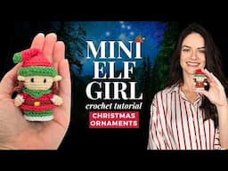 Crochet Christmas Elf Girl tutorial pattern - How to crochet an Elf amigurumi!