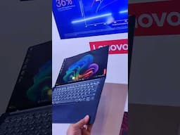 Lenovo Yoga laptop with Snapdragon X Elite CPU and AI #snapdragon