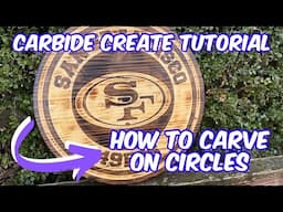 How to Carve on Round Material with your CNC | Carbide Create Tutorial