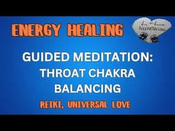 Throat Chakra Balancing | Reiki Infused | Guided Meditation | Solfeggio Frequencies | 5 min ♥ ♥ ♥